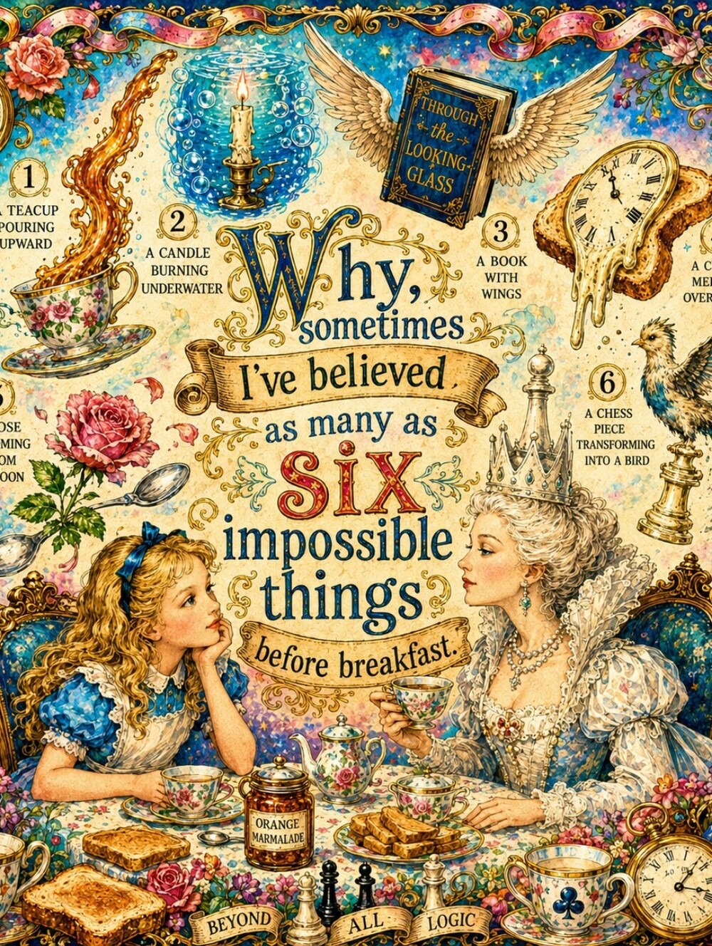 16pc=Alice Inspired Quote Prints Special